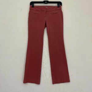 Ann Taylor LOFT Marisa Red Pants Petite Women's Size 0P